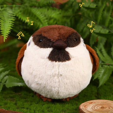 Chubby Little Sparrow Stuffed Animal Bag Charm